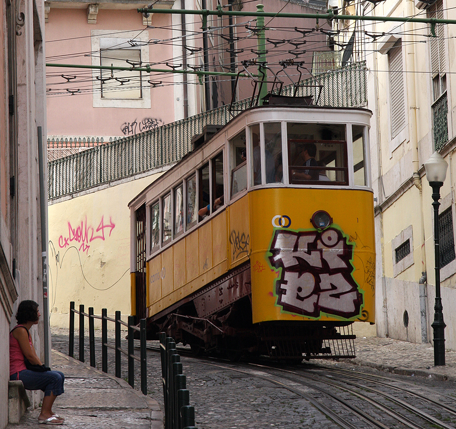 "Tram in Lisbon"