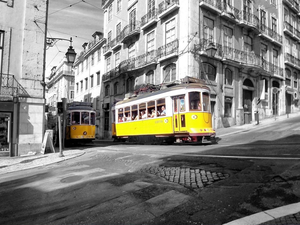 Tram in Lissabon 2