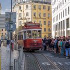 Tram in Lissabon