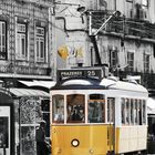 Tram in Lissabon