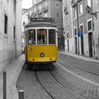 Tram in Lissabon