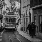 Tram in Lissabon