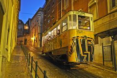 Tram in Lissabon