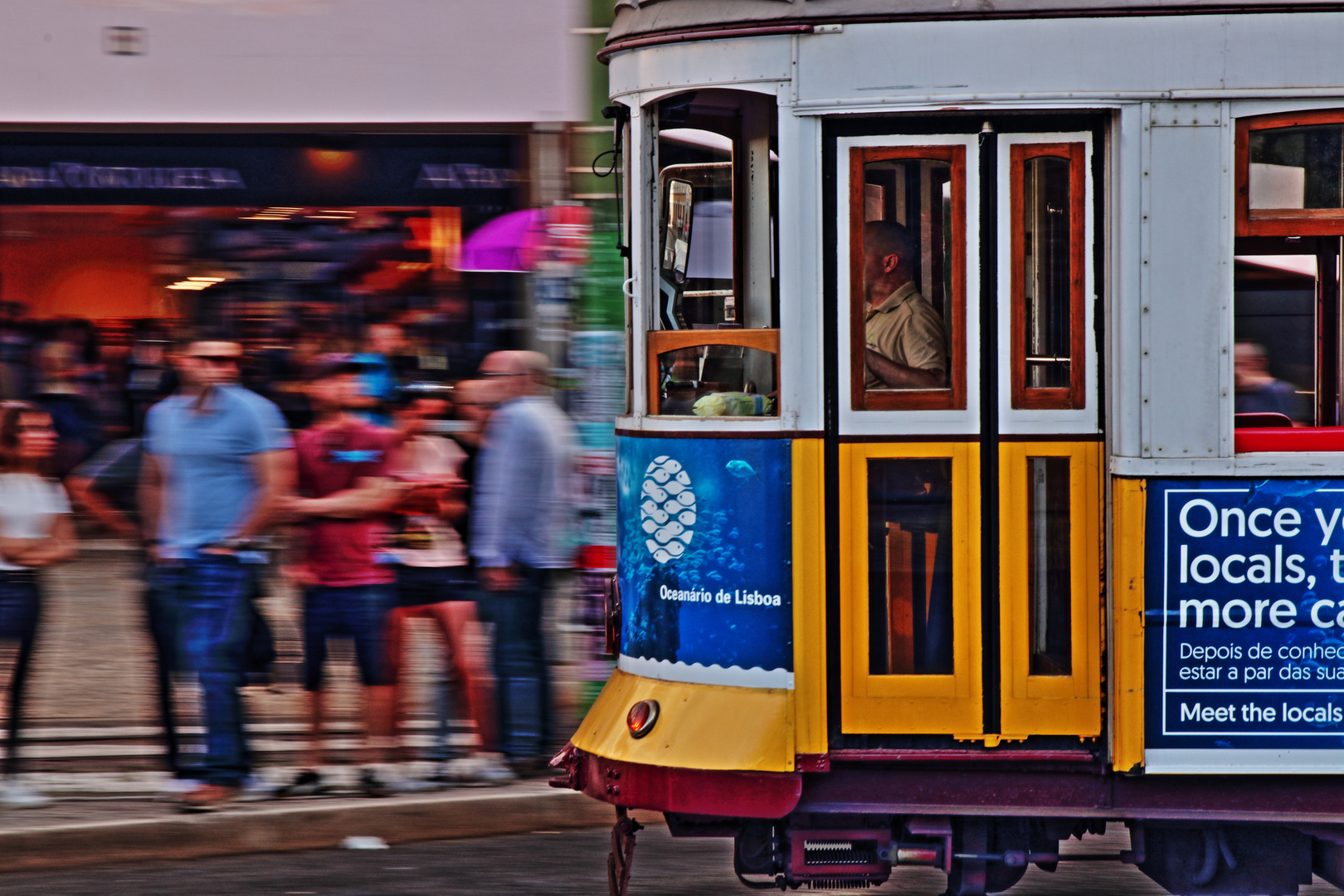 Tram in Lissabon