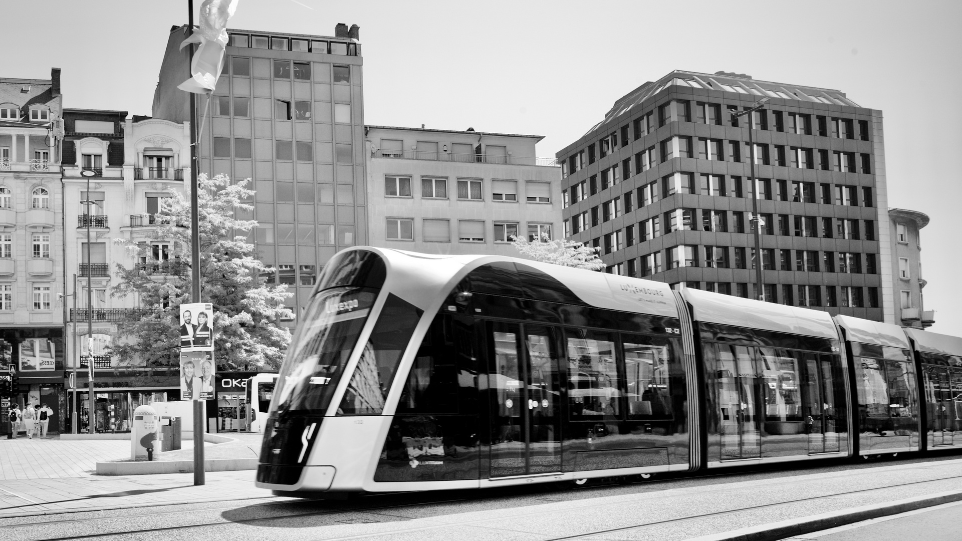 Tram in Luxembourg