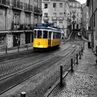 Tram in Sao Bento, Lissabon