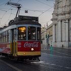 Tram in the morning