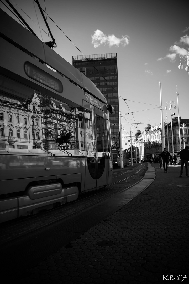 Tram in Zagreb