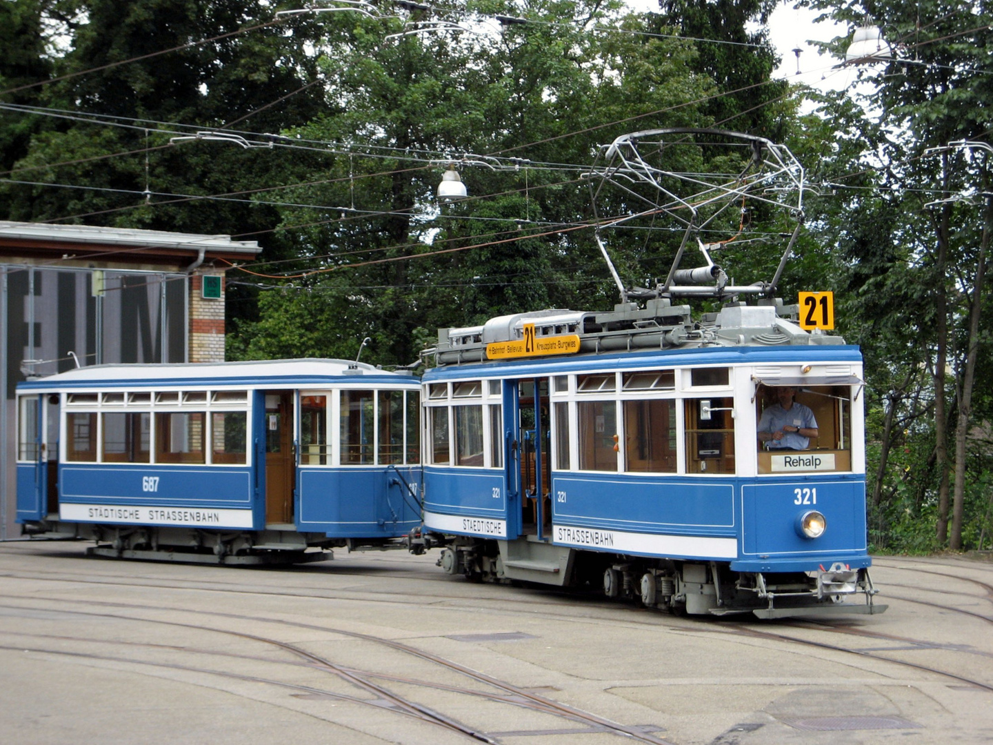 Tram Museum Zürich, Museumslinie 21