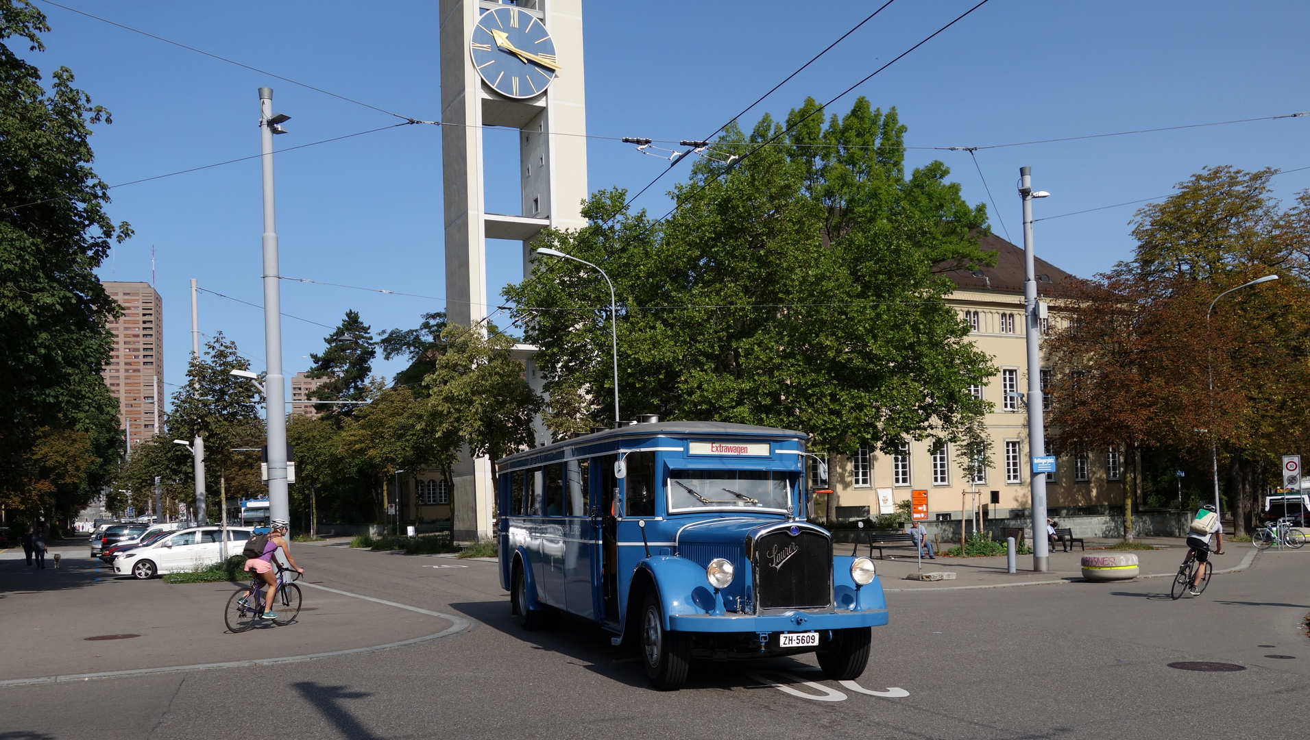 Tram Museum Zürich - Tag der historischen Busse (20. August 2017)