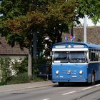 Tram Museum Zürich - Tag der historischen Busse - Saurer Gelenkbus  GUK  (20. August 2017)