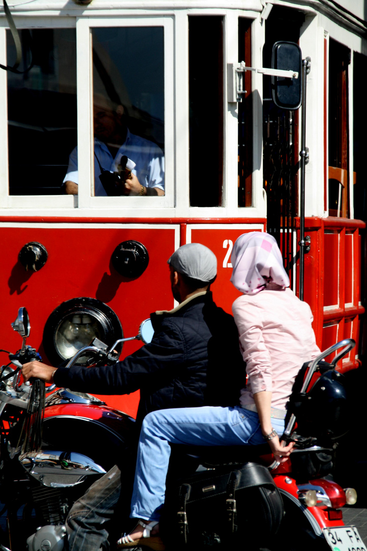 Tram vs. Motorrad