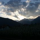 tramonti a Merano, verso la Val Venosta