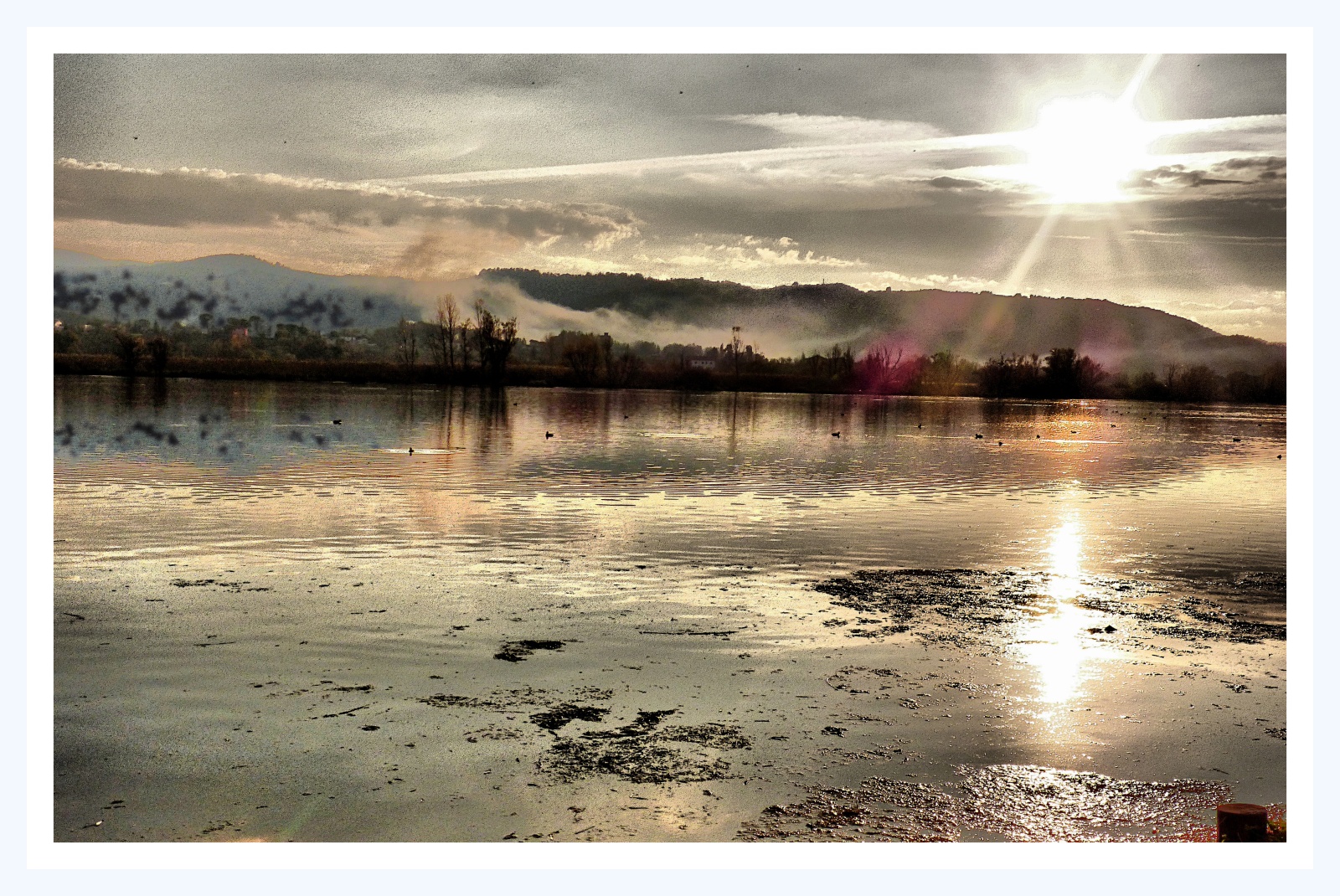 tramonti sul lago