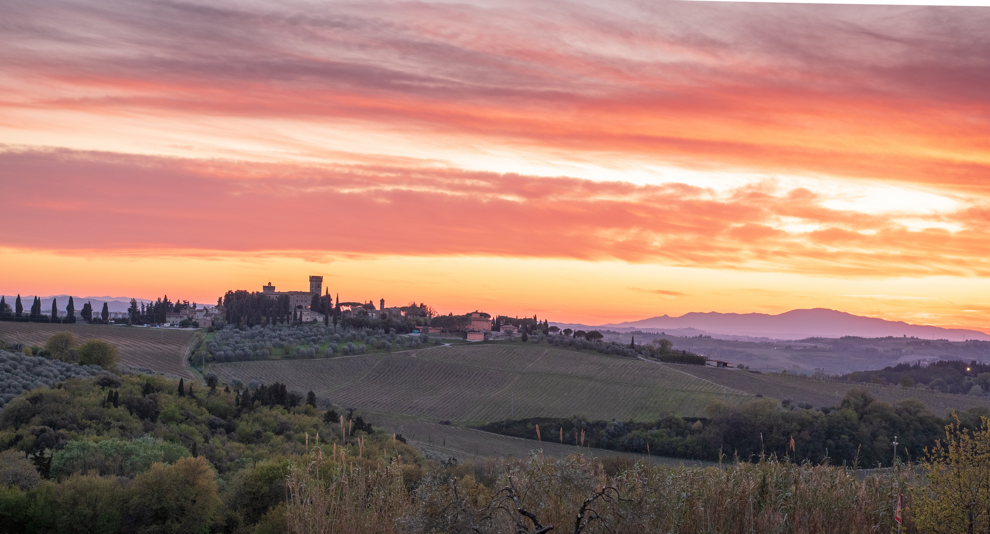 Tramonti toscani