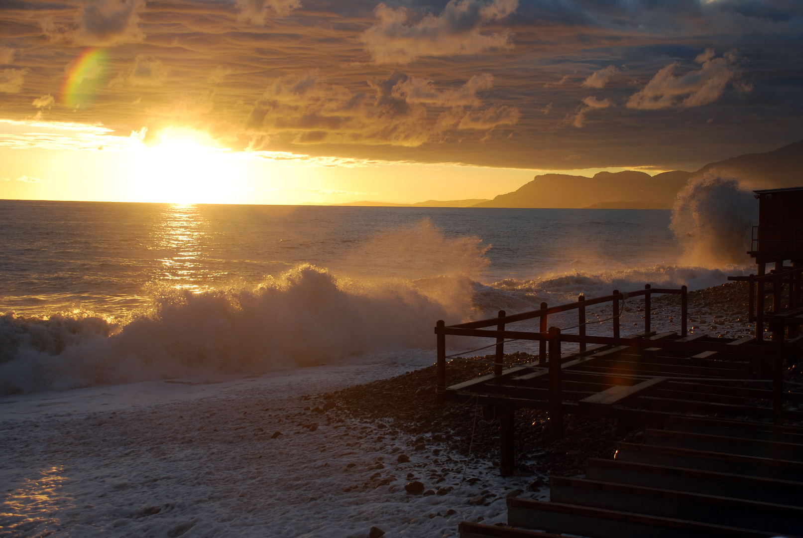 Tramonto a Bordighera... 25/01/2009