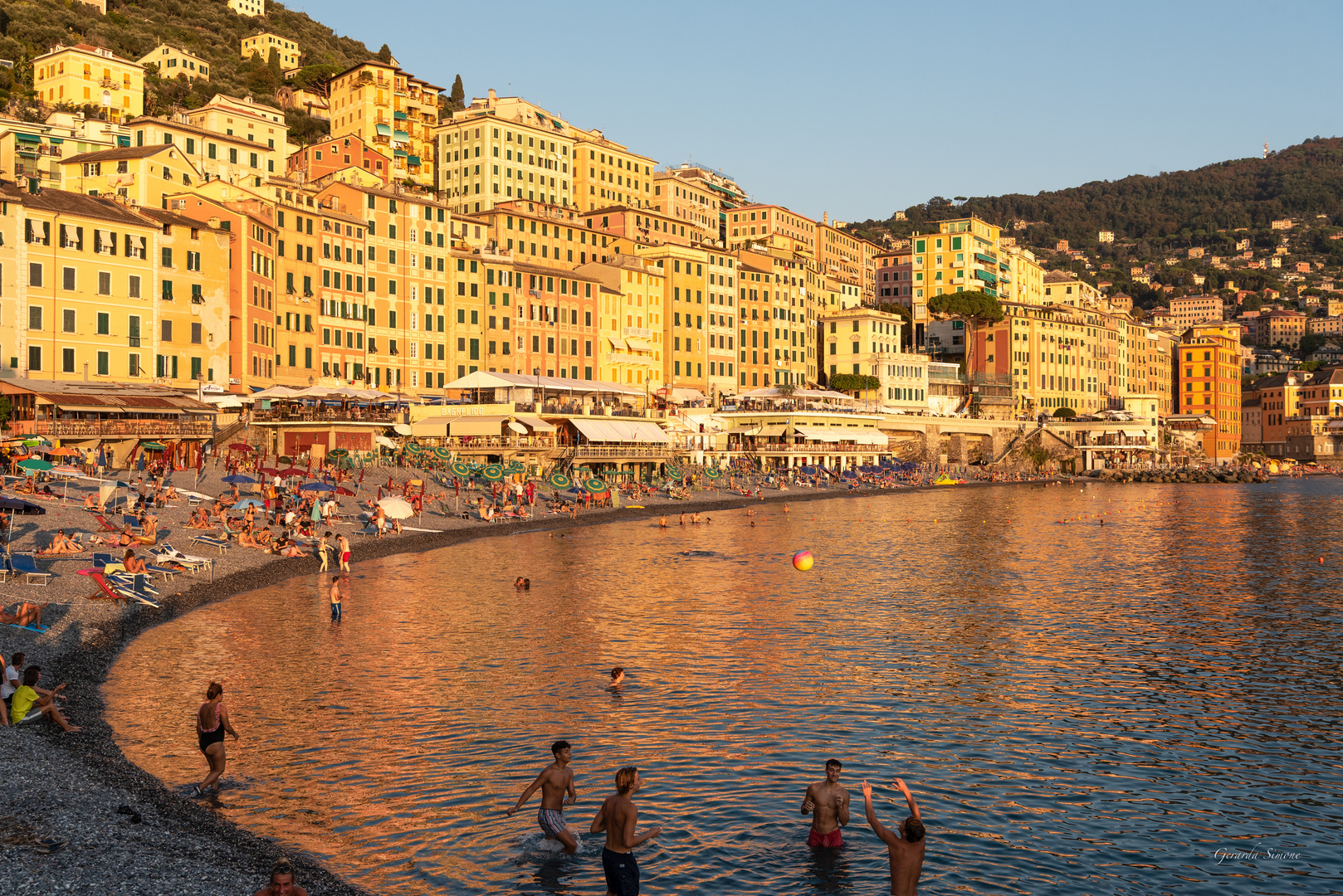 Tramonto a Camogli