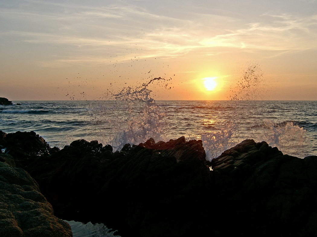 Tramonto a Capo Pecora (Portixeddu, Sardegna)