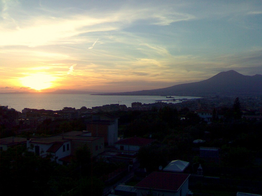 tramonto a castellammare di stabia