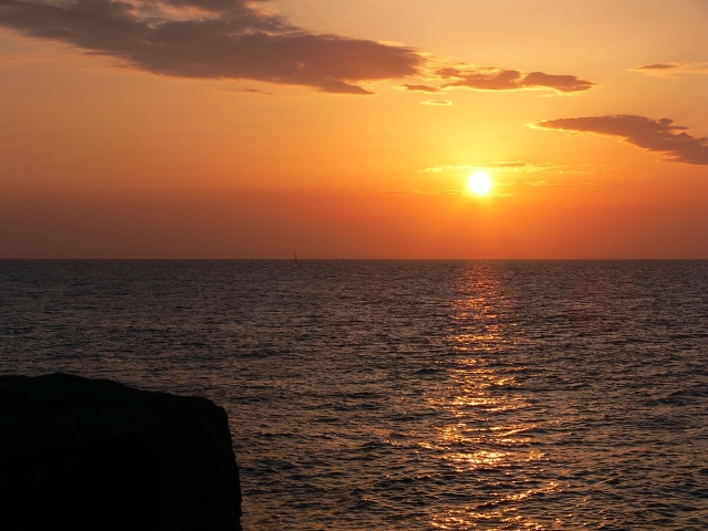 Tramonto a Cefalù