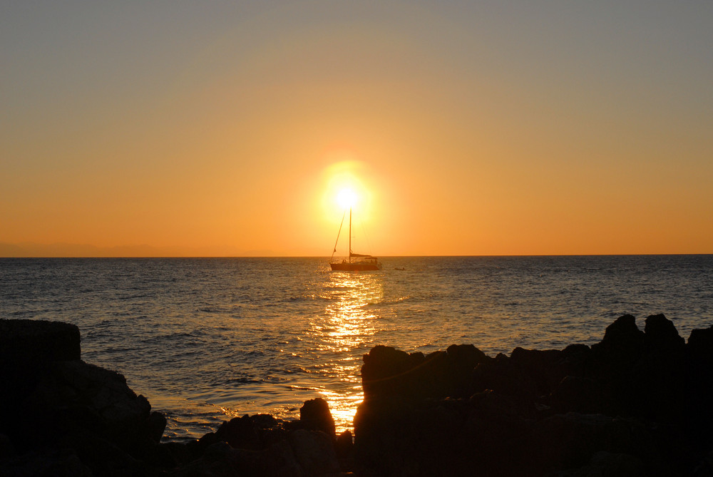 Tramonto a Cefalù