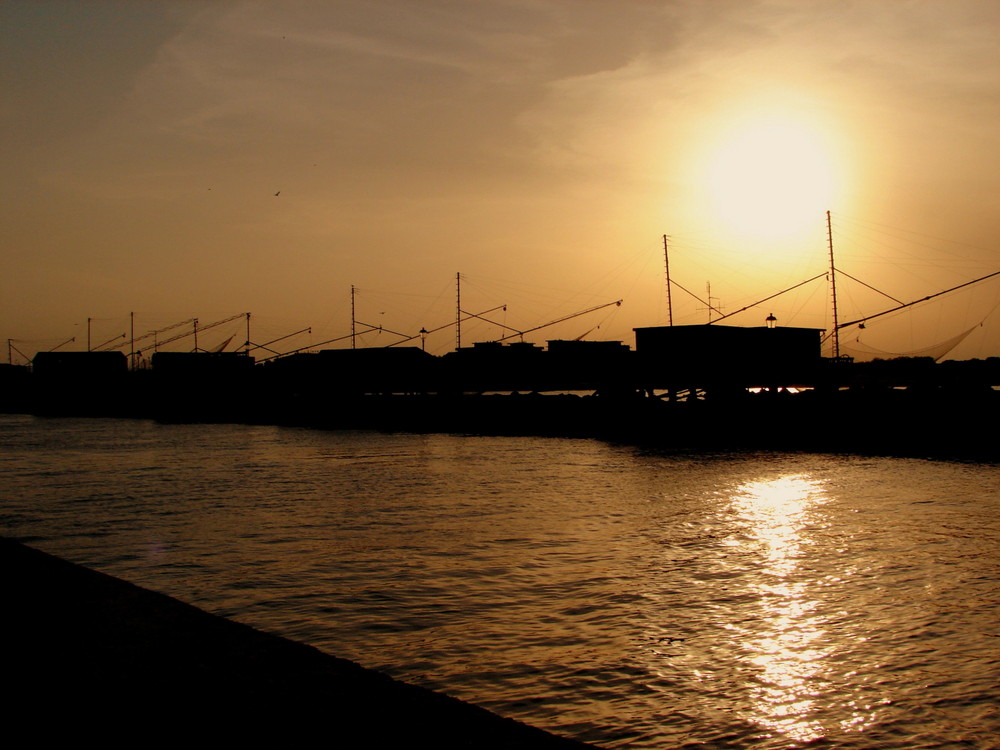 Tramonto a Cesenatico