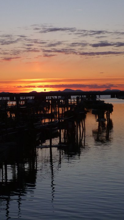 Tramonto a Chioggia