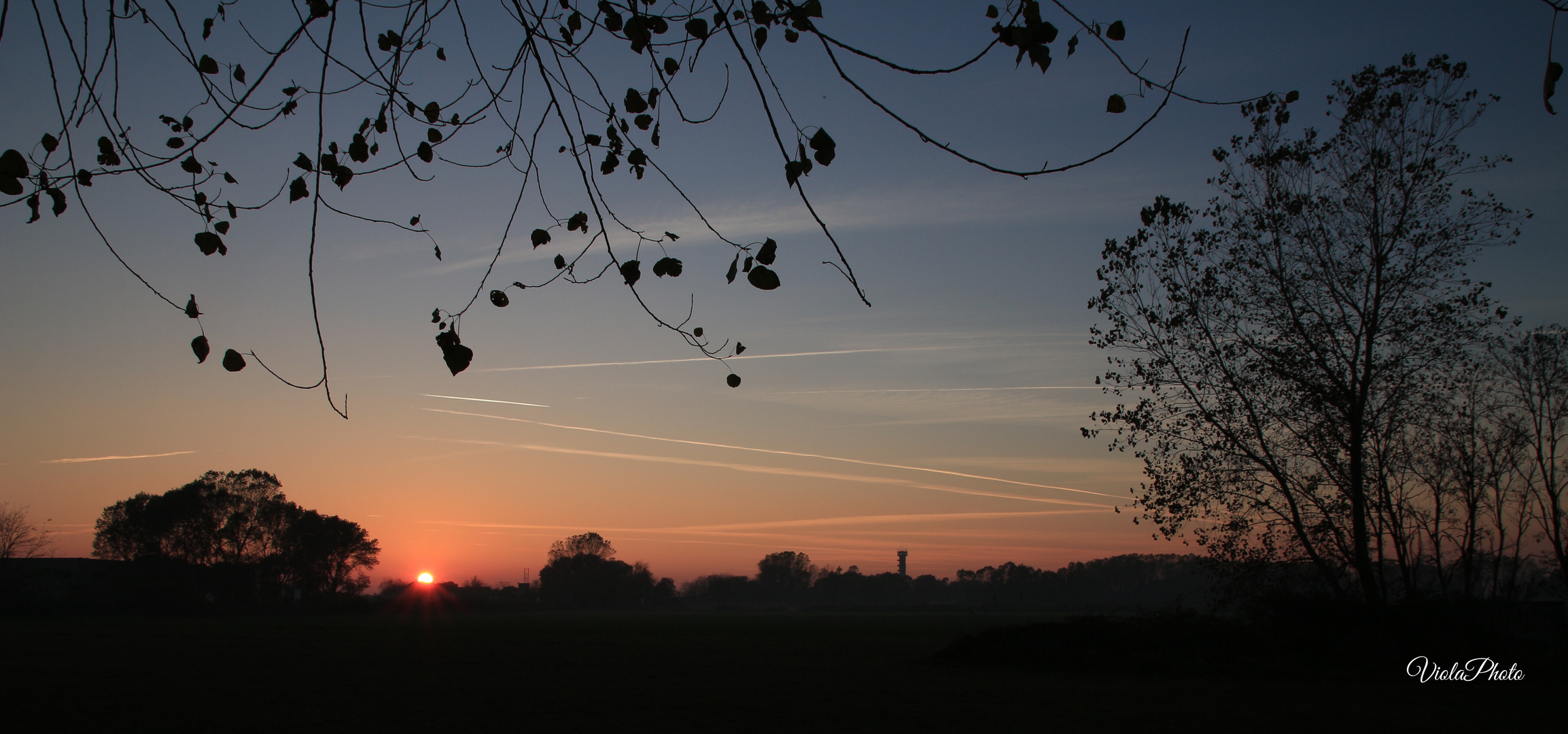 Tramonto a Comacchio