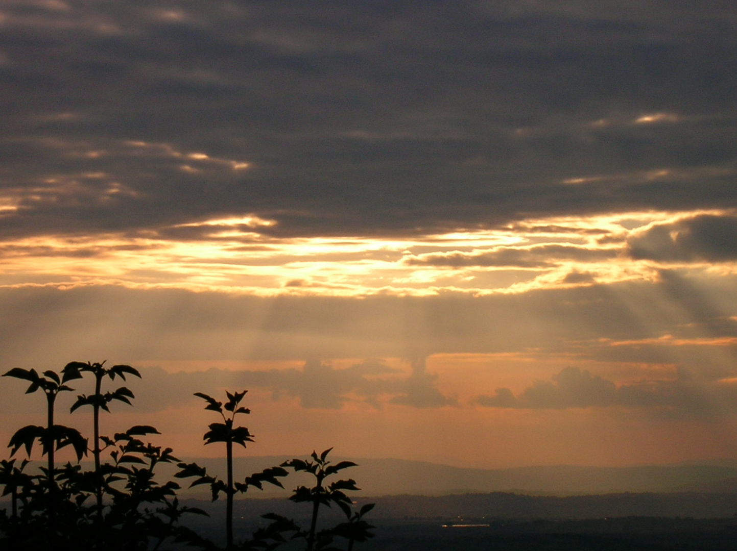 Tramonto a Cortona