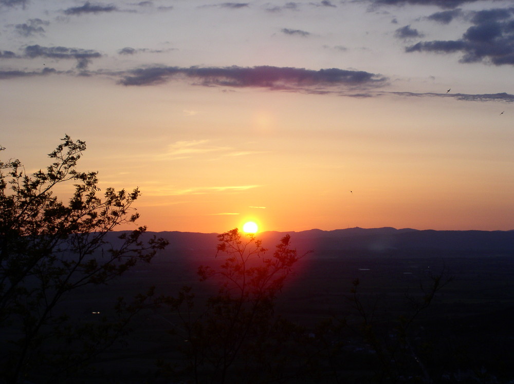 tramonto a cortona