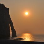 Tramonto a Etretat