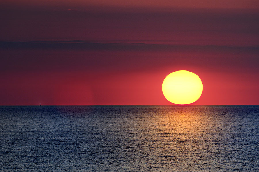 Tramonto a Ile Rousse (Corsica)