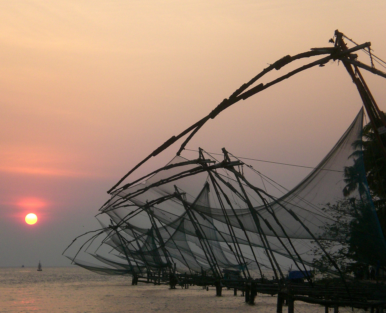 Tramonto a Kochin - Kerala ( India )