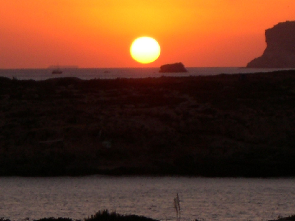 tramonto a lampedusa