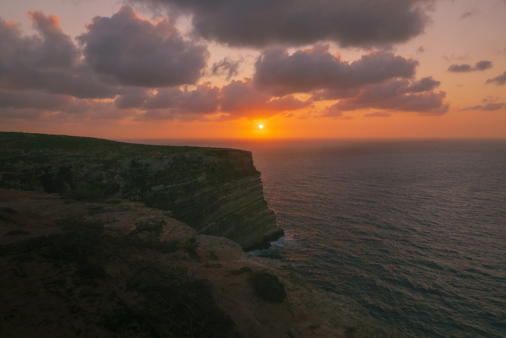 Tramonto a Lampedusa