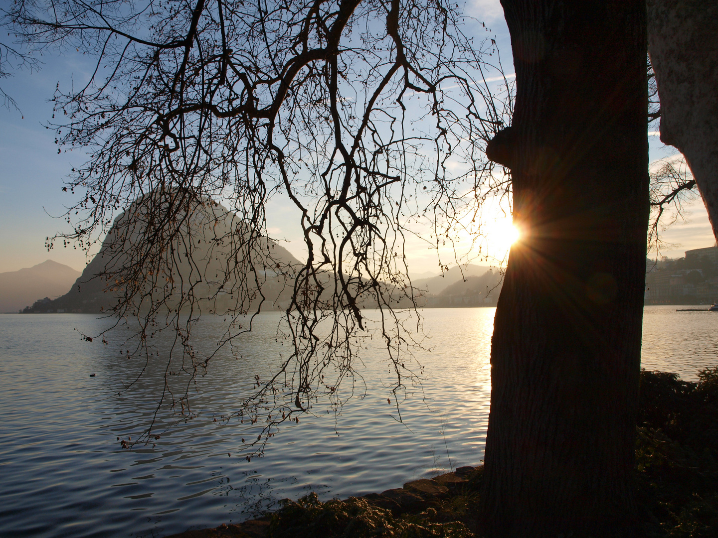 Tramonto a Lugano