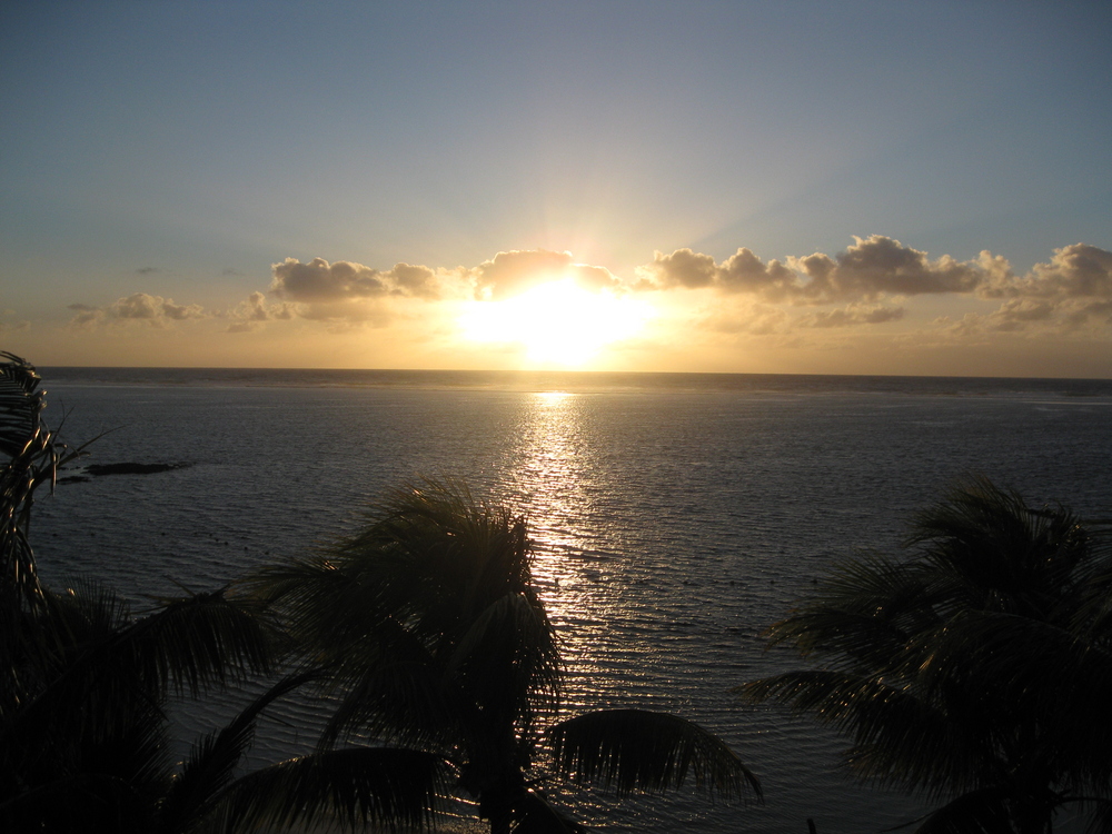 Tramonto a Mauritius