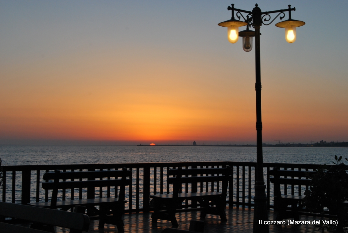 Tramonto a Mazara del Vallo