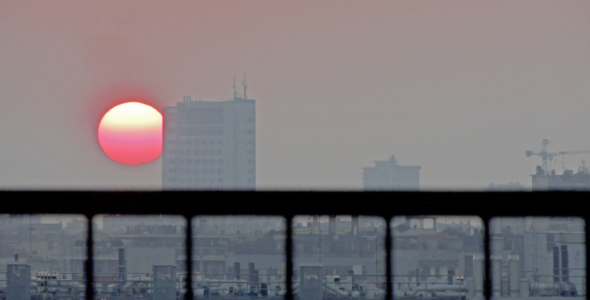 Tramonto a milano del 9marzo2014