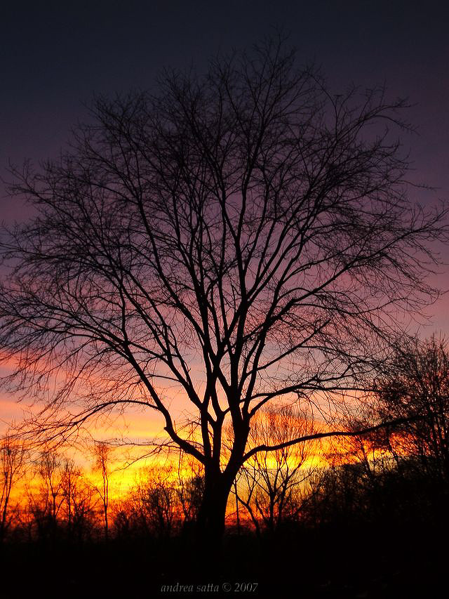 Tramonto a monte stella