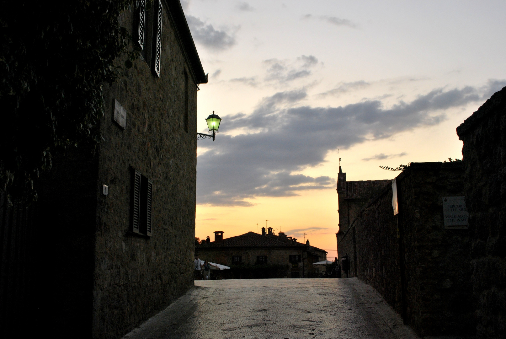 Tramonto a Monteriggione(Siena)