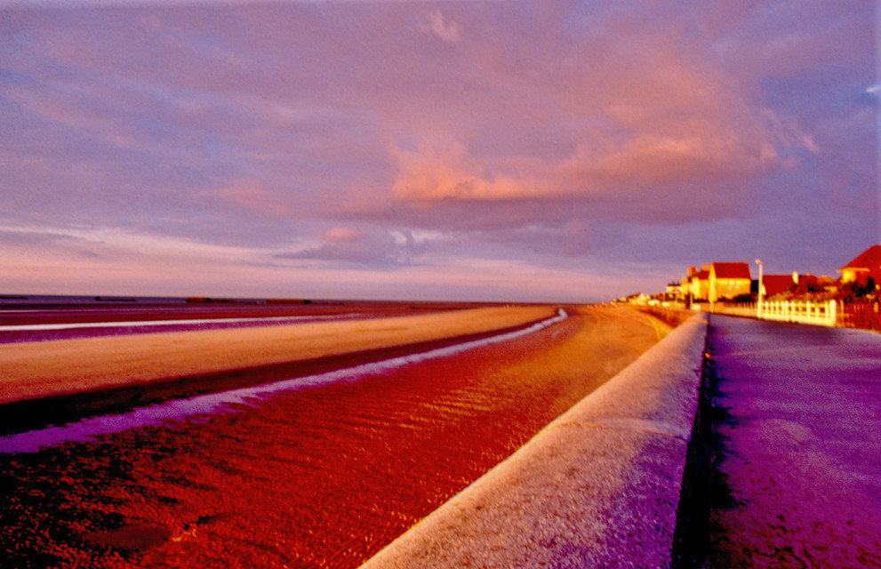 Tramonto a Omaha Beach