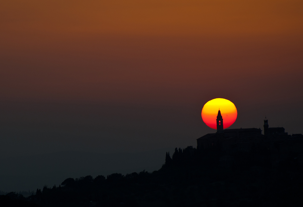 Tramonto a Pienza