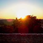 Tramonto a Pieve a Presciano