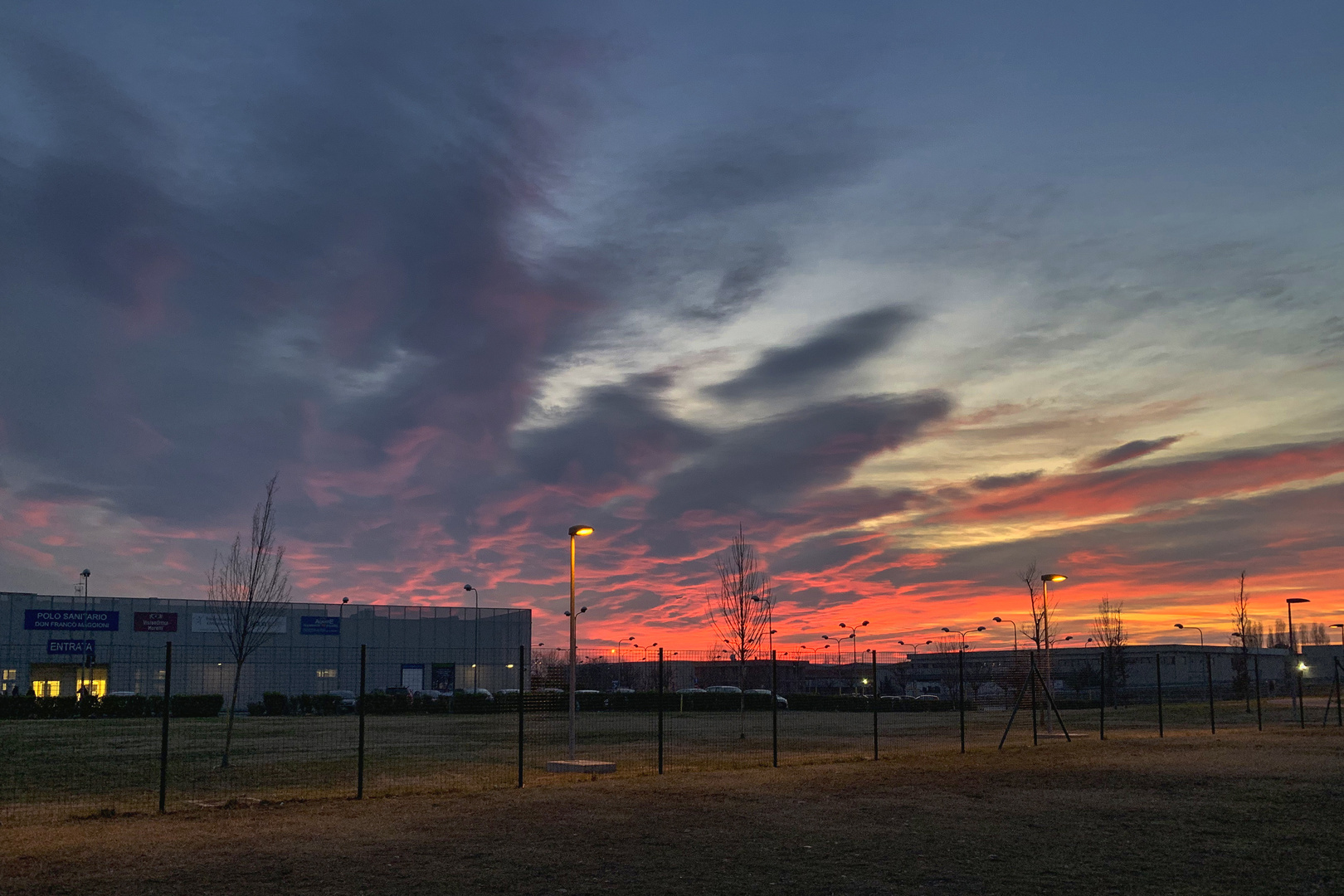 Tramonto a Pioltello