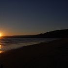 tramonto a pismo beach california