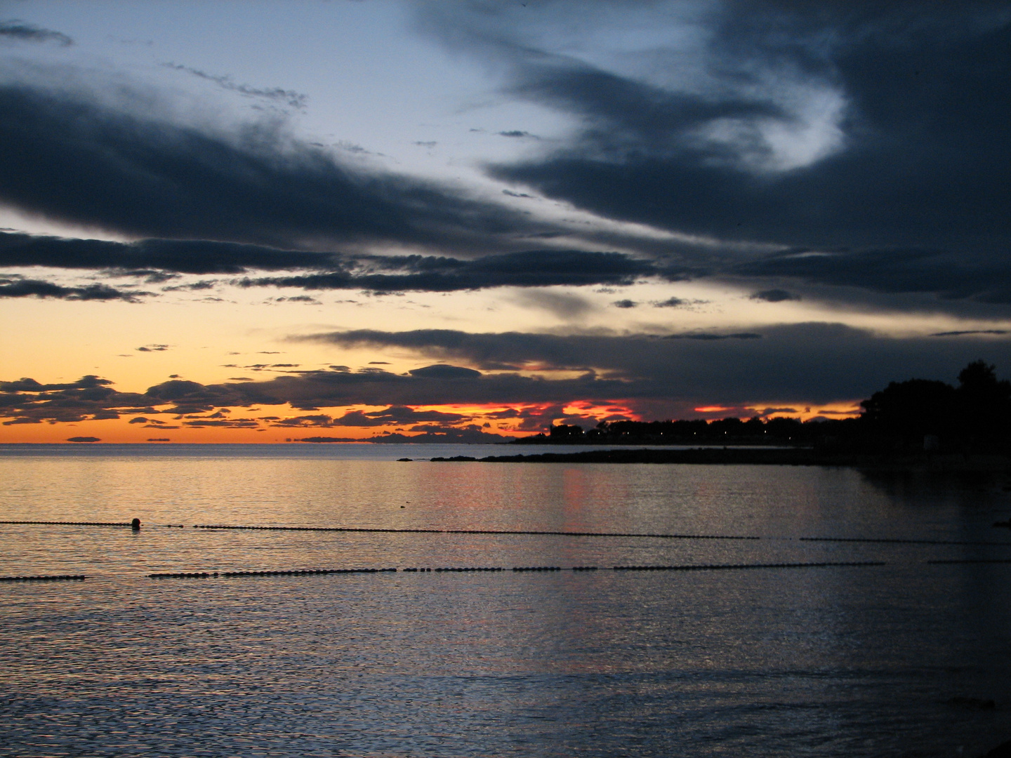 Tramonto a Porec, Croazia