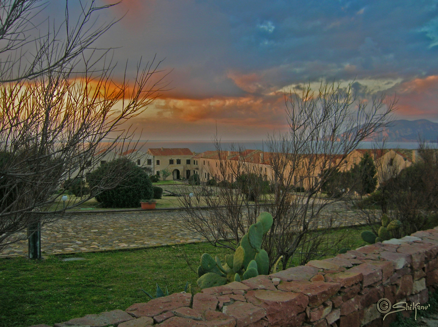 tramonto a Porto Paglia ( Carbonia- Iglesias )