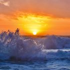 Tramonto a  Portu Banda Nebida Sud Sardegna 