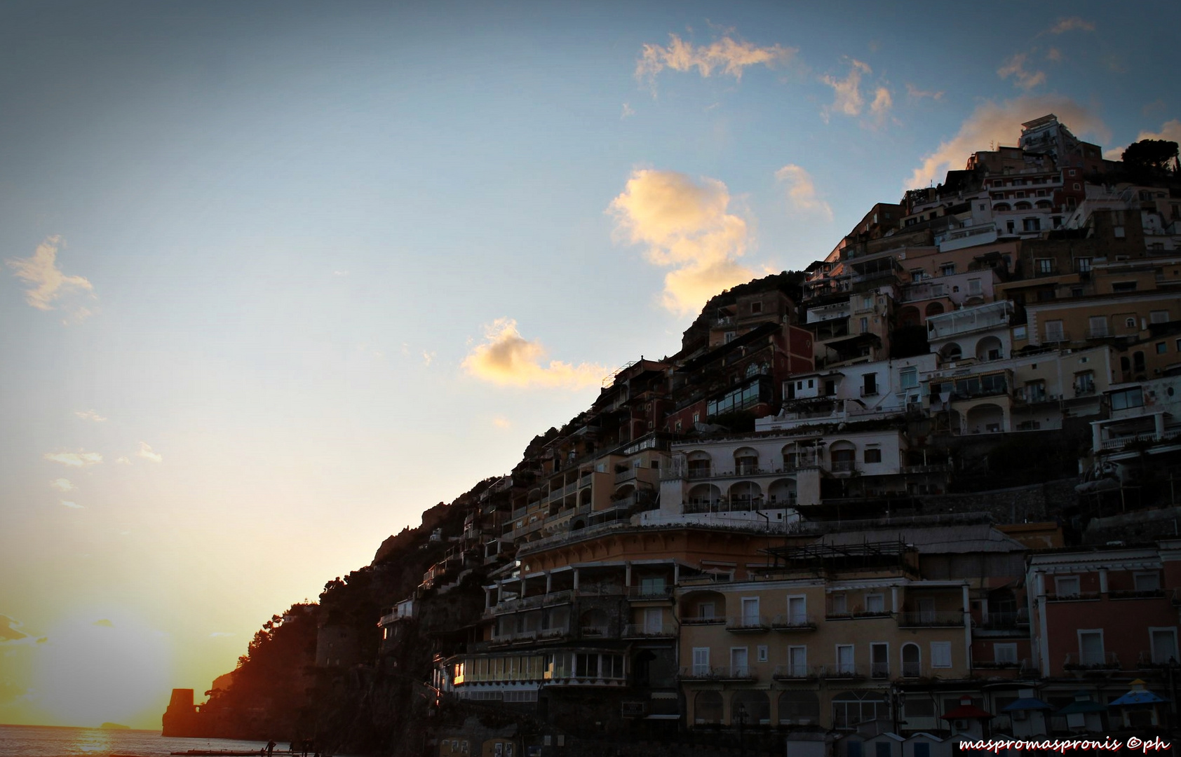 Tramonto a Positano